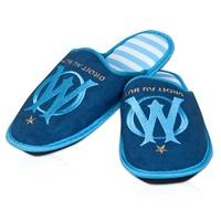 Olympique de Marseille Stripe Slippers - Blue