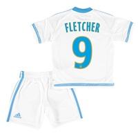 Olympique de Marseille Home Kit 2015/16 - Infants with Fletcher 9 printing