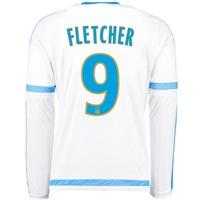 olympique de marseille home shirt 201516 long sleeved with fletcher 9  ...