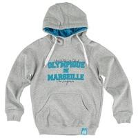 olympique de marseille one city one club one legend hoodie grey boys