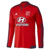 Olympique Lyon Away Shirt 2015/16 - Long Sleeve Red