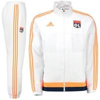 olympique lyon training presentation suit white