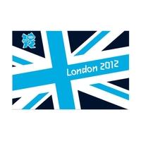 olympic 2012 dark blue large flag