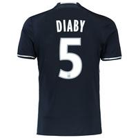 Olympique de Marseille Away Shirt 2016/17 with Diaby 5 printing, Black