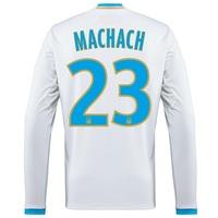 Olympique de Marseille Home Shirt 2016/17 - Long Sleeved with Machach, White