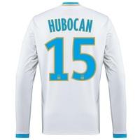 Olympique de Marseille Home Shirt 2016/17 - Long Sleeved with Hubocan, White
