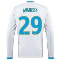 olympique de marseille home shirt 201617 long sleeved with anguissa wh ...