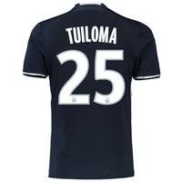Olympique de Marseille Away Shirt 2016/17 - Junior with Tuiloma 25 pri, Black