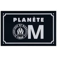 Olympique de Marseille Planete Metal Sign - 19 x 12cm, N/A