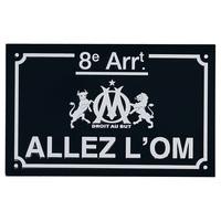 Olympique de Marseille Allez L\'OM Metal Sign - 19 x 12cm, N/A