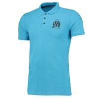 olympique de marseille polo om blueblack black