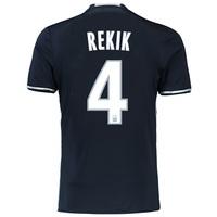 Olympique de Marseille Away Shirt 2016/17 with Rekik 4 printing, Black