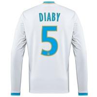 Olympique de Marseille Home Shirt 2016/17 - Long Sleeved with Diaby 5, White