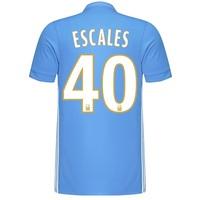 Olympique de Marseille Away Shirt 2017-18 with Escales 40 printing, Black