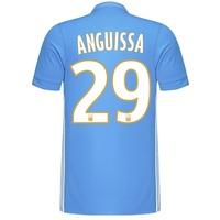 olympique de marseille away shirt 2017 18 with anguissa 29 printing bl ...