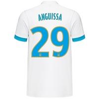 olympique de marseille home shirt 2017 18 with anguissa 29 printing wh ...