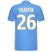 olympique de marseille away shirt 2017 18 with thauvin 26 printing bla ...