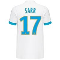 Olympique de Marseille Home Shirt 2017-18 with Sarr 17 printing, White