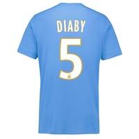 olympique de marseille away mini kit 2017 18 with diaby 5 printing bla ...