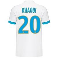 Olympique de Marseille Home Shirt 2017-18 - Kids with Khaoui 20 printi, White