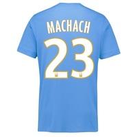 Olympique de Marseille Away Shirt 2017-18 - Kids with Machach 23 print, Black