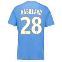 Olympique de Marseille Away Shirt 2017-18 - Kids with Rabillard 28 pri, Black