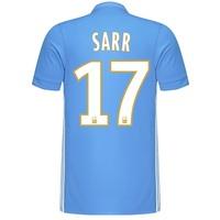 Olympique de Marseille Away Shirt 2017-18 with Sarr 17 printing, Black