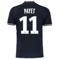 Olympique de Marseille Away Shirt 2016/17 - Junior with Payet 11 print, Black