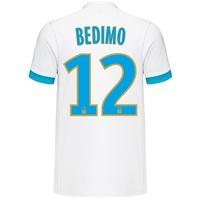 Olympique de Marseille Home Shirt 2017-18 - Kids with Bedimo 12 printi, White