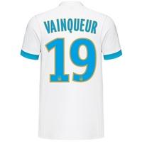 Olympique de Marseille Home Mini Kit 2017-18 with Vainqueur 19 printin, White