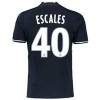 olympique de marseille away shirt 201617 with escales 40 printing blac ...