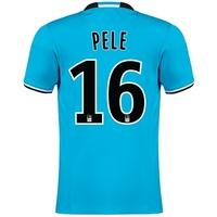 Olympique de Marseille Third Shirt 2016/17 with Pele GK 16 printing, White/Blue