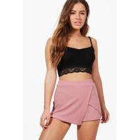 Olivia Asymmetric Skort - rose