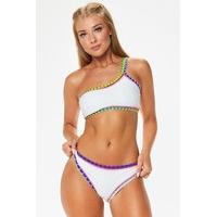 Olivia White Multi Trim Bikini