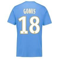 Olympique de Marseille Away Shirt 2017-18 - Kids with Gomis 18 printin, Black