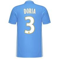 olympique de marseille away shirt 2017 18 with doria 3 printing black