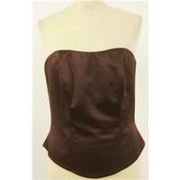 Olivia Mae Size 12 Chocolate Brown Bridesmaids Bustier