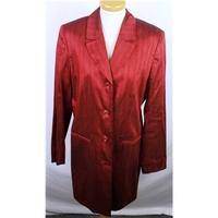 Olsen Collection Size 10 Dark Red Jacket