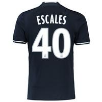 Olympique de Marseille Away Shirt 2016/17 with Escales 40 printing, Black