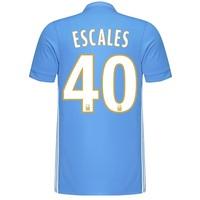 olympique de marseille away shirt 2017 18 with escales 40 printing bla ...