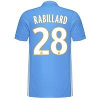 Olympique de Marseille Away Shirt 2017-18 with Rabillard 28 printing, Black