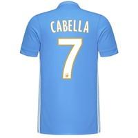 olympique de marseille away shirt 2017 18 with cabella 7 printing blac ...