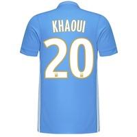 olympique de marseille away shirt 2017 18 with khaoui 20 printing blac ...