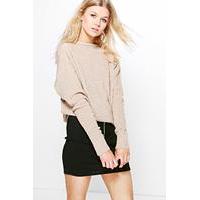 Olivia Oversized Knitted Jumper - sand