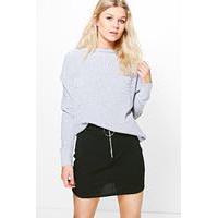 Olivia Oversized Knitted Jumper - dove