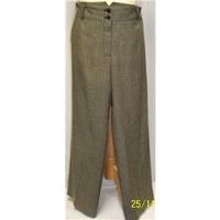 olsen size 10 brown trousers two button olsen size s brown trousers