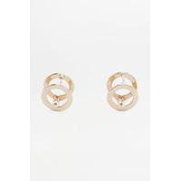 Olivia Clicker Hoop Earrings, GOLD