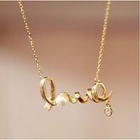 ol love letters rhinestone loers long pendant sweater chain necklace a ...