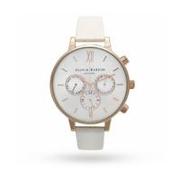 olivia burton chrono detail mink and rose gold