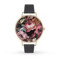 olivia burton ladies painterly prints watch